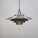 Silver Danish Jeka Metaltryk pendant Lamp - Model Dania 3020