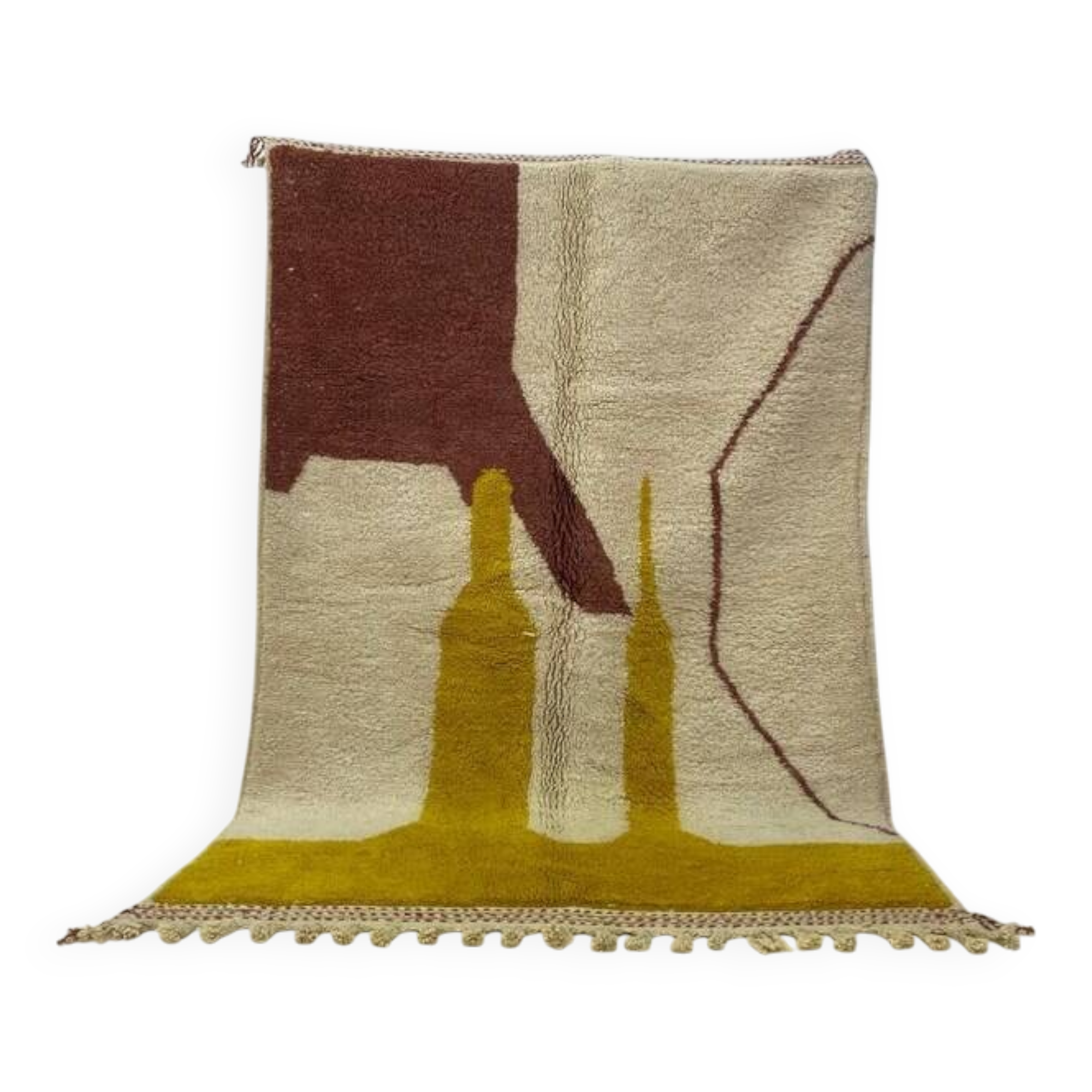 Tapis azilal Tissé main traditionnelle taille 150 x 250 cm