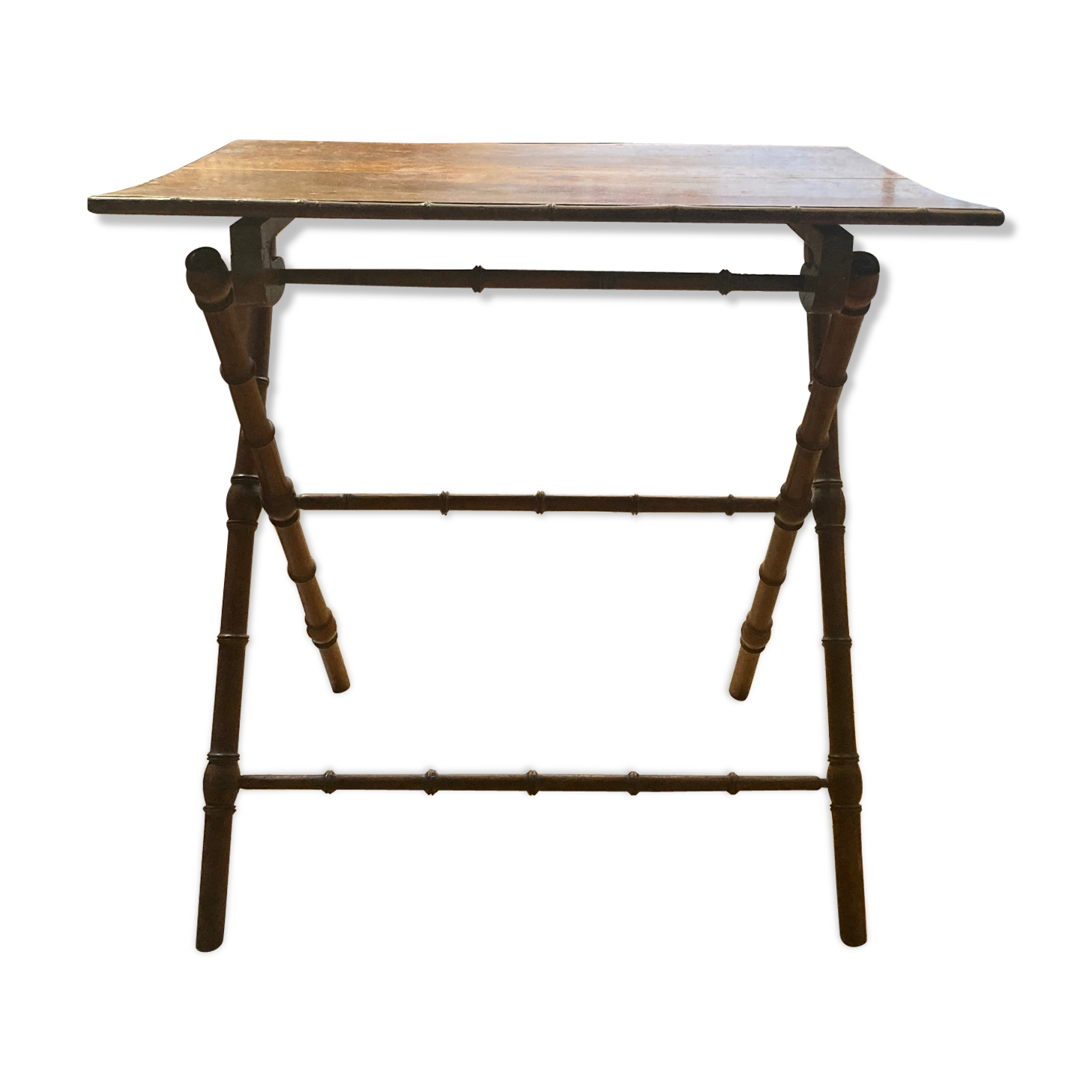 Bamboo folding table