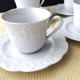 6 porcelain coffee cups "Wild Ivy"