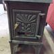 Vintage cast iron wood stove