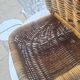 Wicker picnic basket