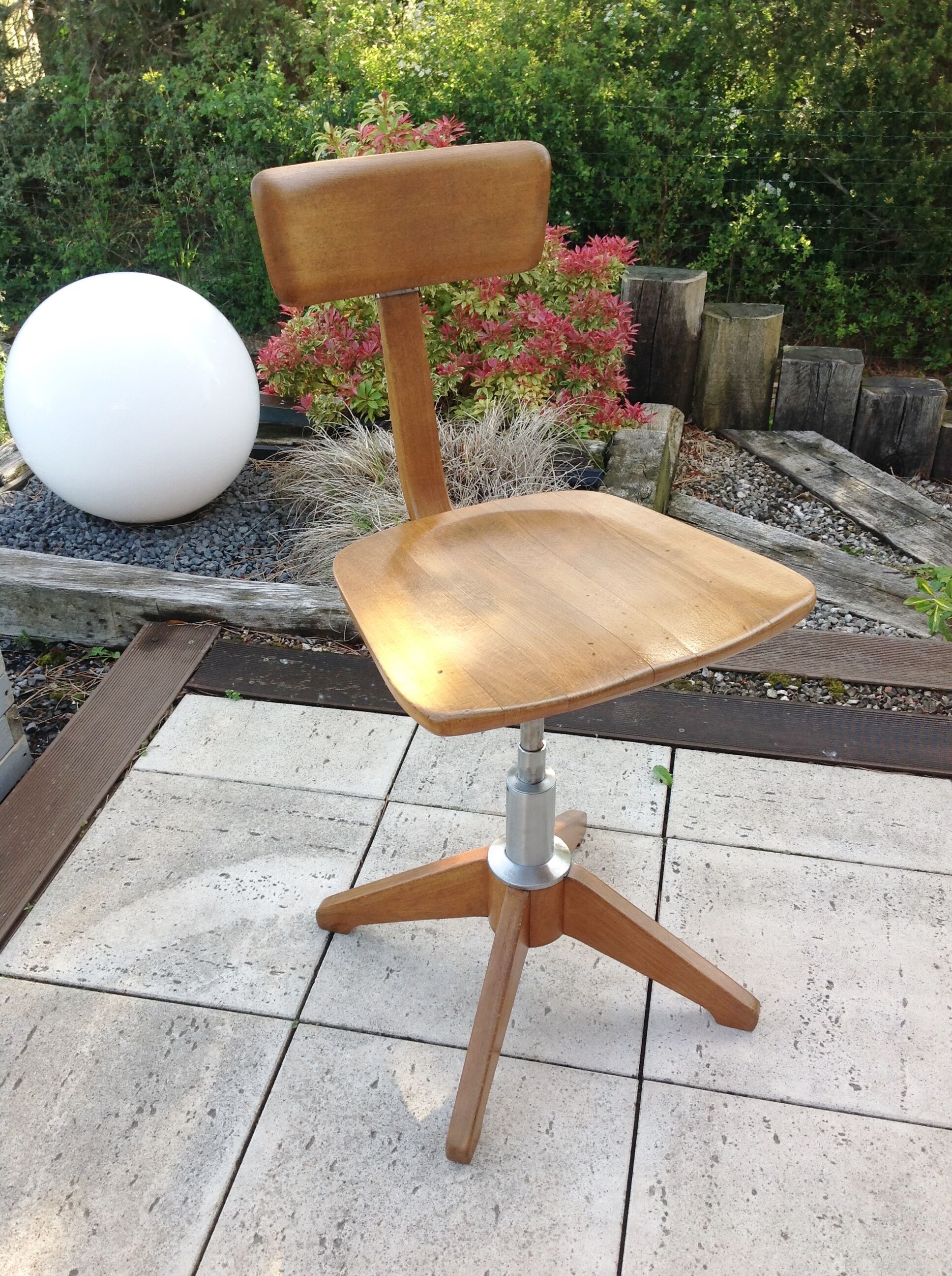 Industrial style swivel chair by Sedus Stoll / vintage 50s-60s