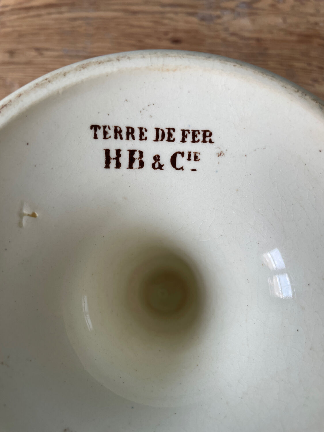 Compotier Terre de Fer XIXth Choisy Le Roi