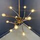 Mid-century Italian brass chandelier, 1960s