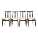 Chaises de salle à manger vintage par M. Zieliński, Pologne, années 1960, lot de 4