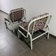 (Lot) 2 Italian armchairs from the 80s (restored)