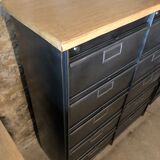 Ronéo furniture with industrial metal wood valves