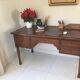 Louis Philippe style cherry wood desk, 1970