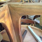 Baumann elm round table 2 extensions