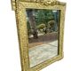 Deux miroir ancien 19eme bois chêne Napoléon sculpté