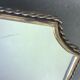 Italian brass mirror from the 50s 77x42cm