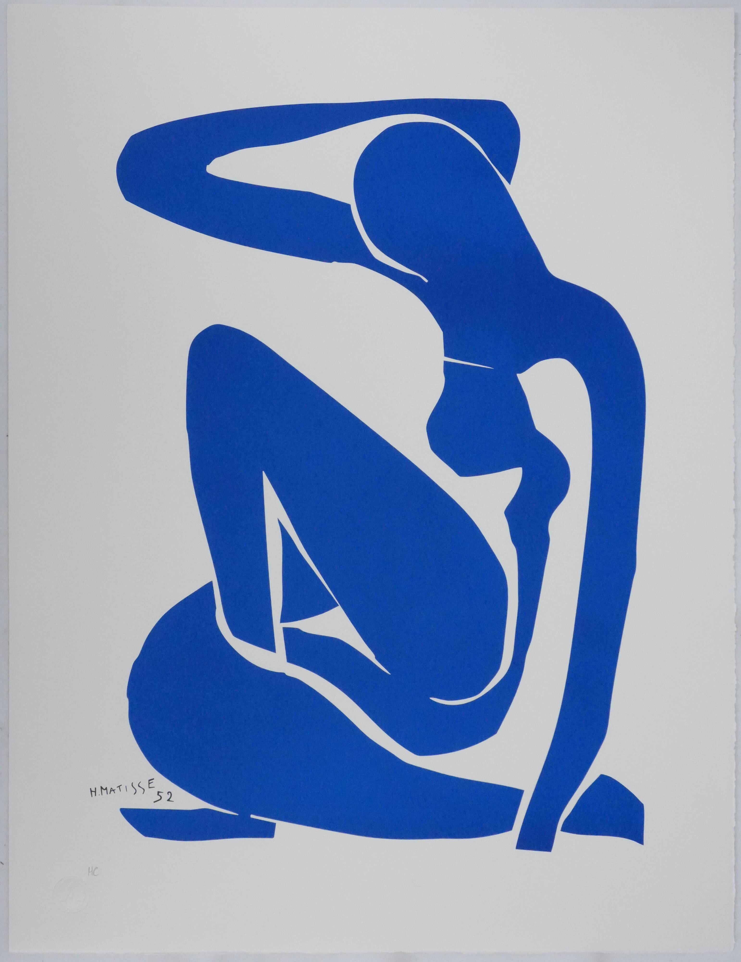 Henri Matisse: Blue Nude III, signed lithograph
