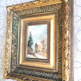 Paire de tableaux anciens