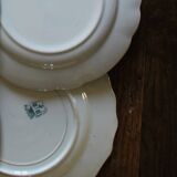 6 small paired plates Badonviller Saint Amand Luzin Digoin Sarreguemines