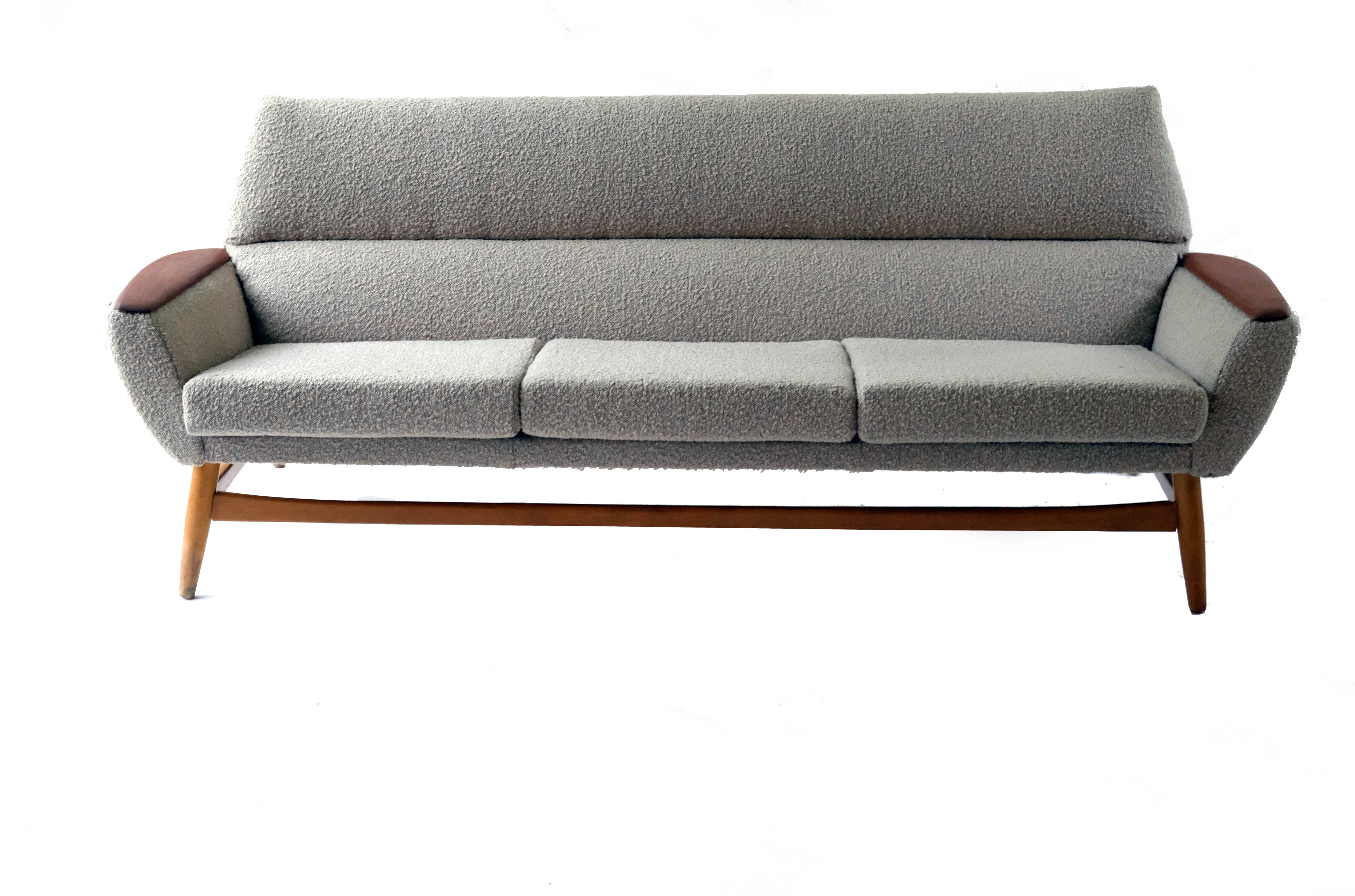 Canapé scandinave 3 places, Norvège des années 1970