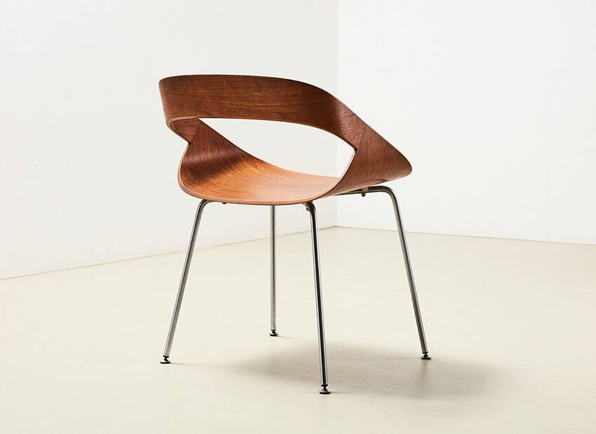 Rare Model 130 Side Chair by Geoffrey Harcourt for Artifort 1961