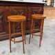 Paire de tabourets « Baumann » pour Henri Julien