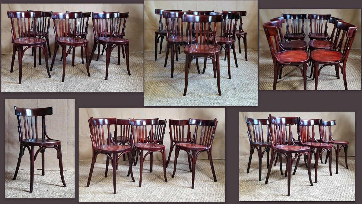 6 baumann bistro chair 30s