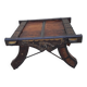 Antique Tibetan coffee table wood copper