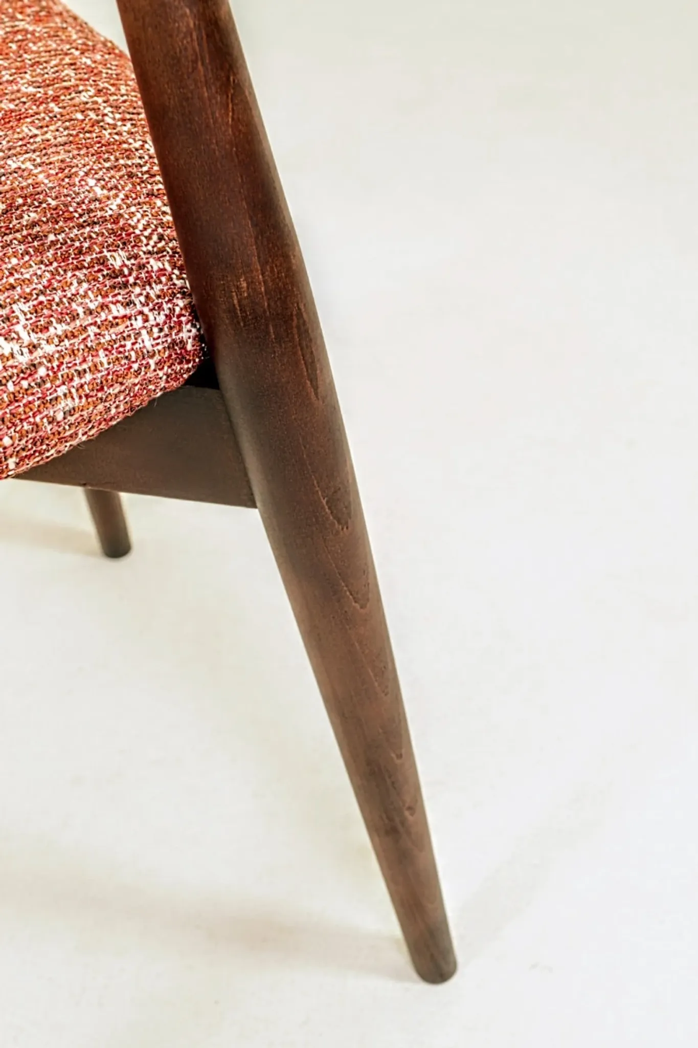 Dining chair set of 8 red crab