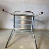 Set of 3 aluminum bistro chairs