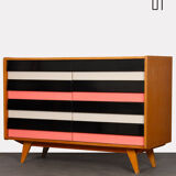 Pink and white dresser, model U-453, by Jiri Jiroutek, 1960