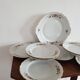 Dessert plates and porcelain dish flowers dessert service