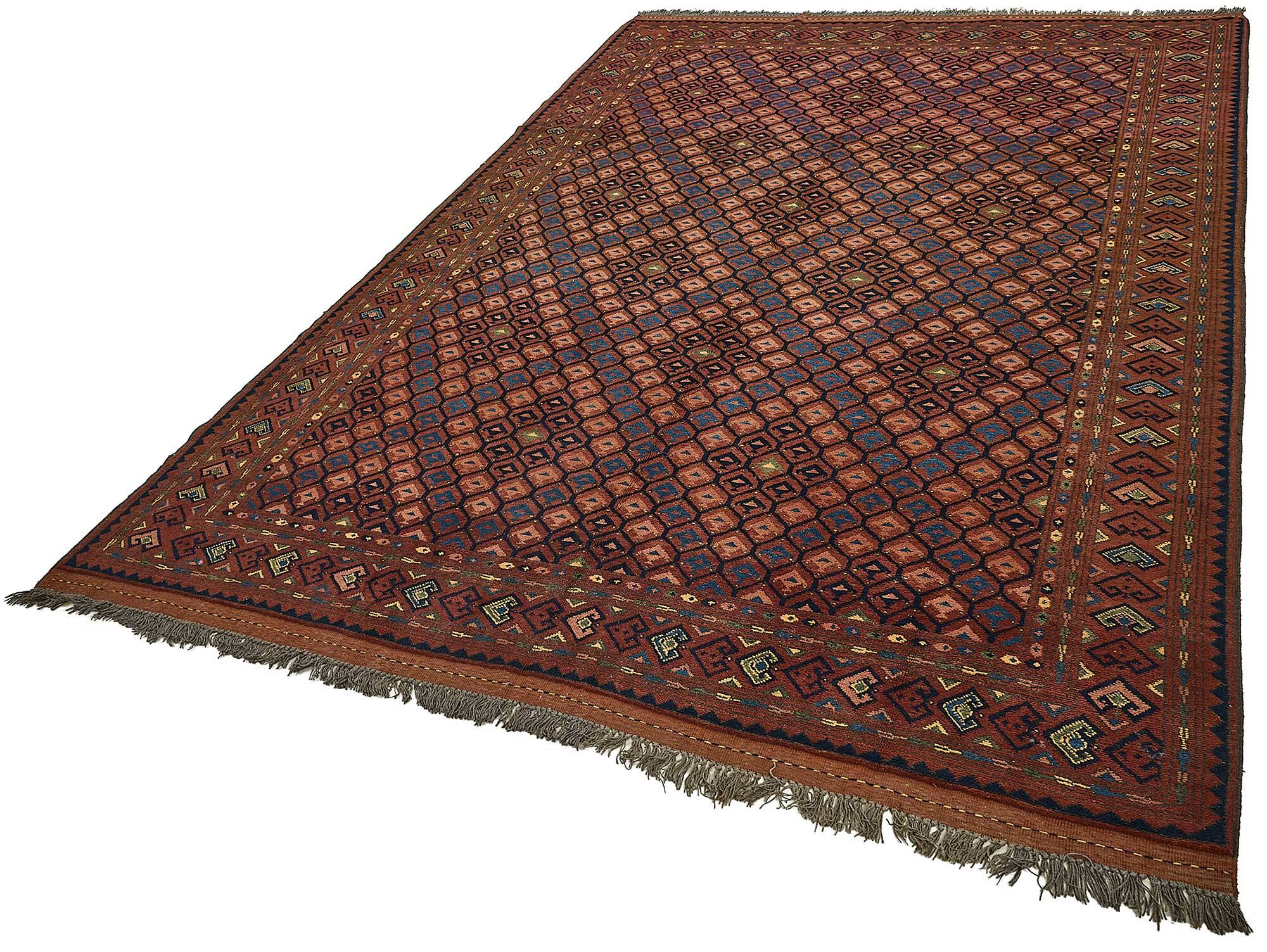 Turkish Handknotted Wool Oushak Rug 196 cm x 303 cm