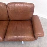 Cognac leather De Sede DS31 sofa, 1970s