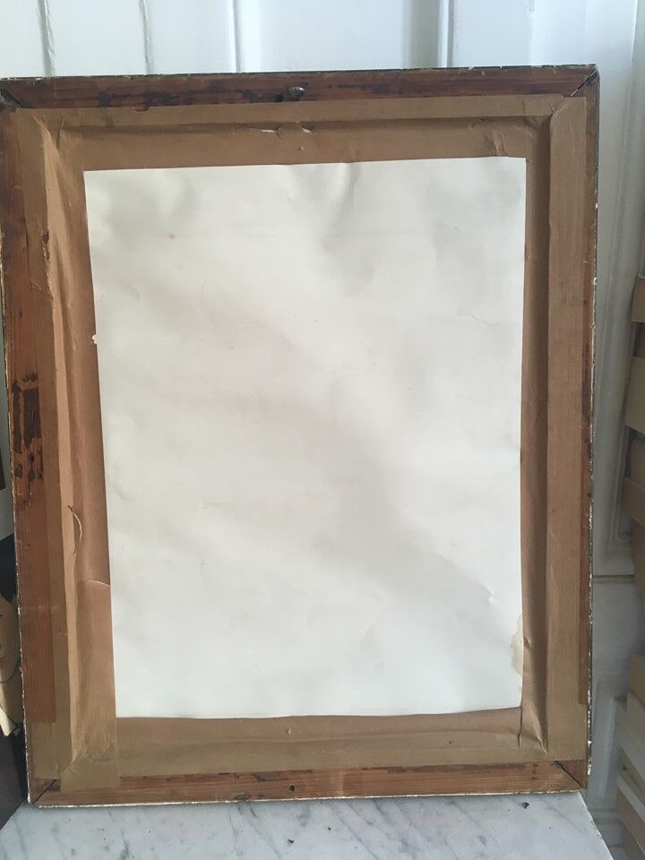 Signed still life oil painting