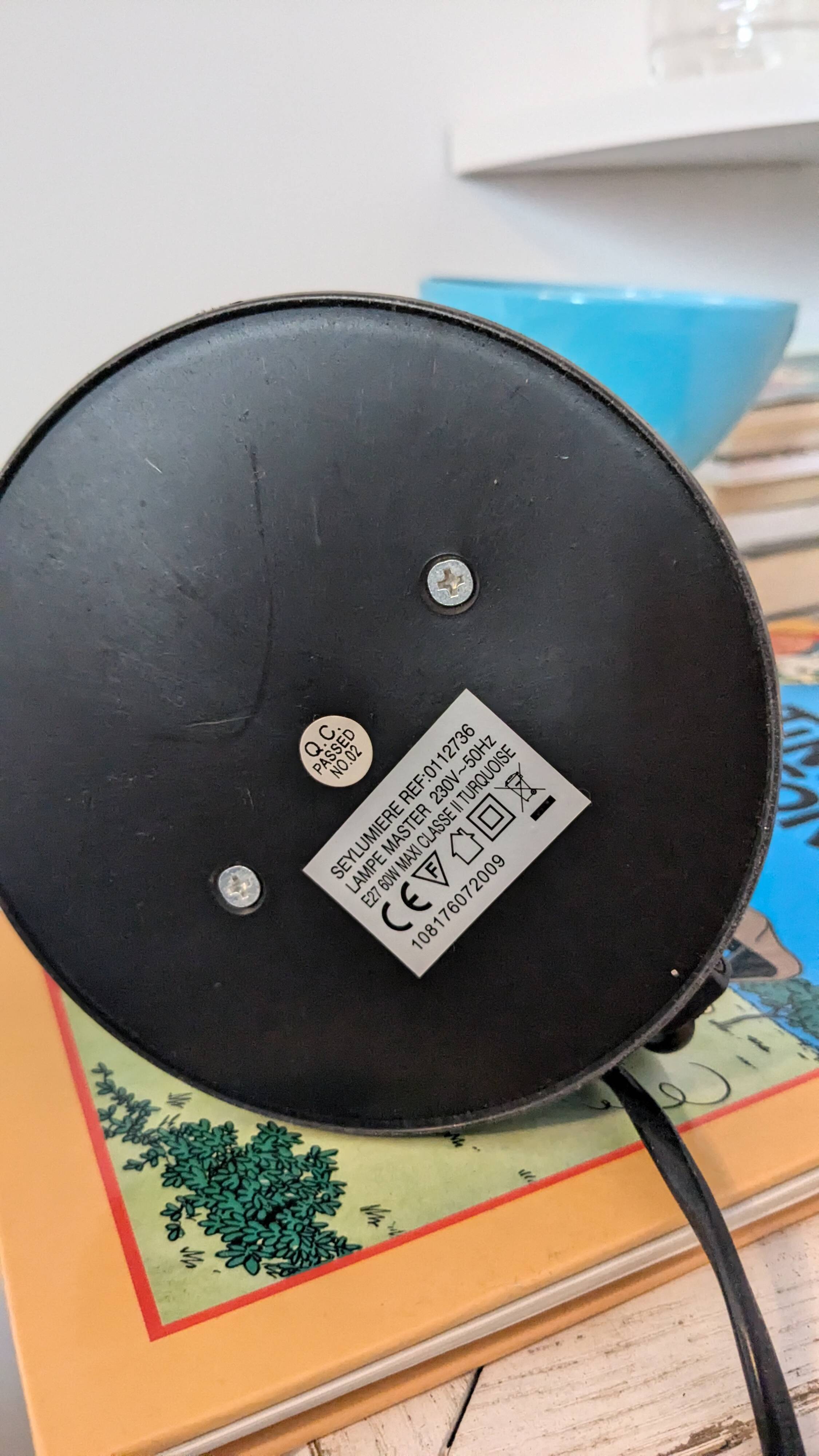 Lampe de bureau vintage par Seylumières