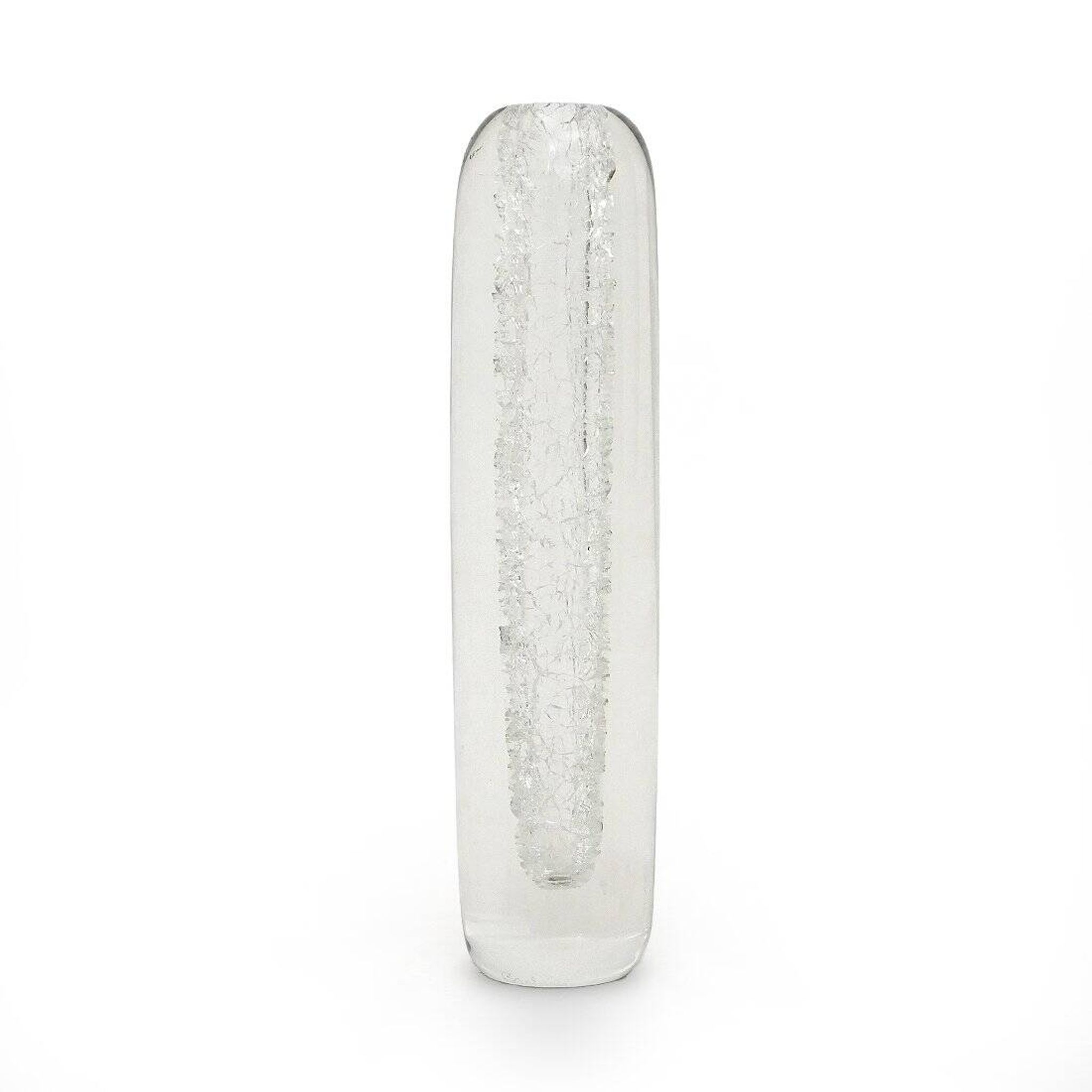 Transparent Glass Vase by Alfredo Barbini for Barbini, 1970s
