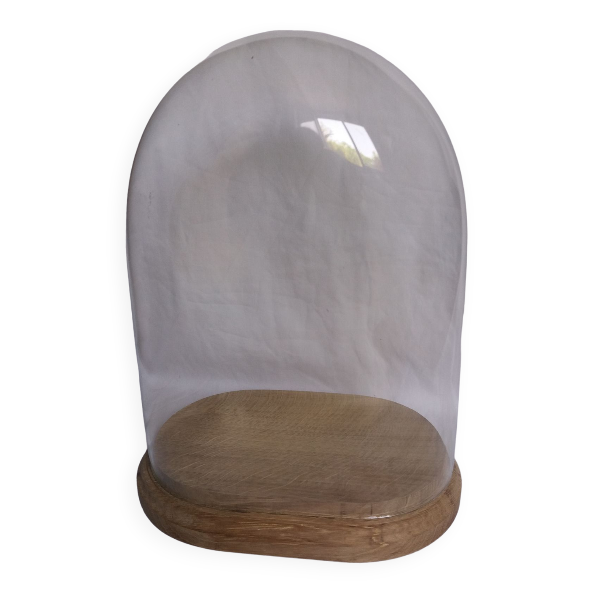 Napoleon III wedding globe with oak base