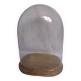 Napoleon III wedding globe with oak base