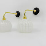 Clichy glass wall lights