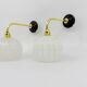 Clichy glass wall lights