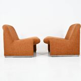 Pair of Alky Armchairs by Giancarlo Piretti for Anonima Castelli, 1970s