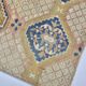 Tapis turc vintage rose et bleu sku 3116