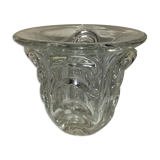 Crystal vase signed