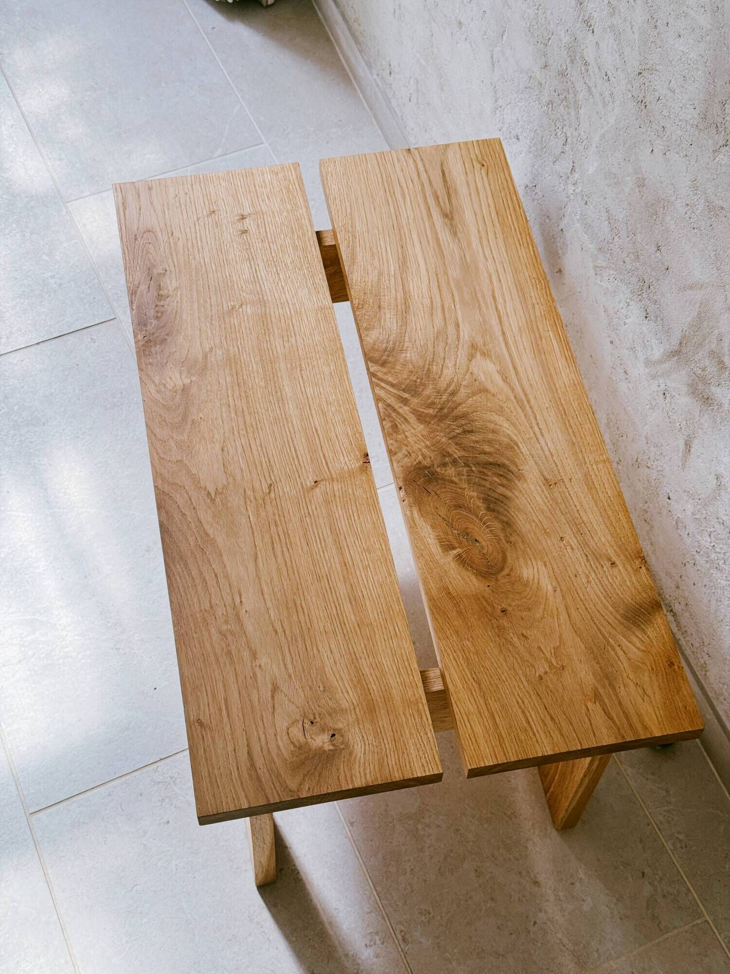 Solid oak coffee table, minimalist / contemporary design