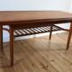 Table basse relevable "elevator" scandinave teck Tingstroms