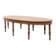 Large Oval Oak Table, France, 1900s