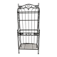 Antique wrought iron shelf
