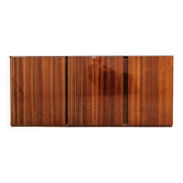 Credenza In Palissandro Monumentale Zebrawood Lacquered Mid-Century De