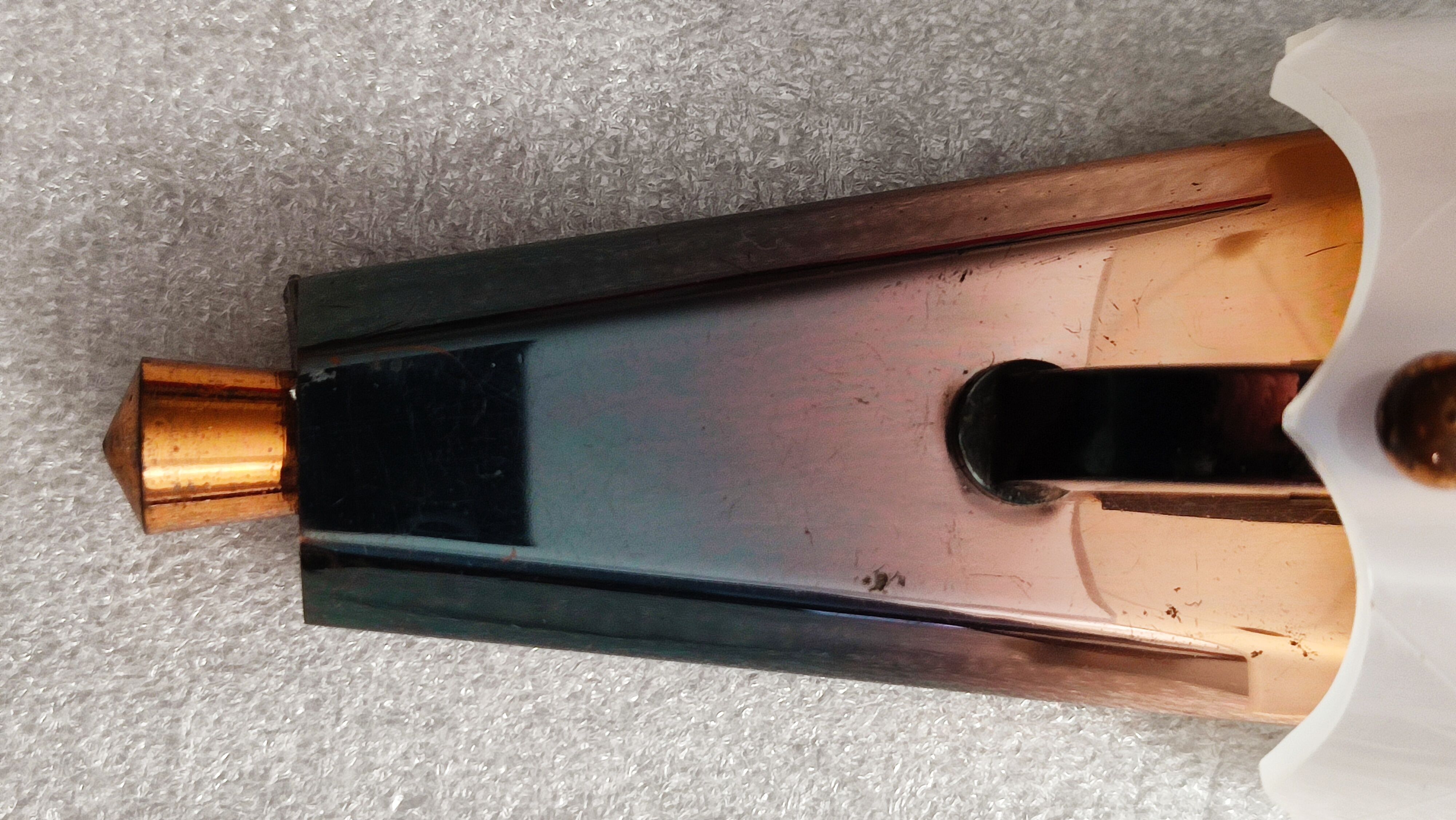 Paire d'appliques vintage (50's - 60's) métal et plastique