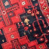 Handmade antique Persian Hamadan rug 142cm x 205cm, 1930s