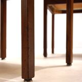 Asko Finland set of 4 Tectonia dining chairs by Jussi Peippo, 1960