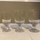 Set of 10 crystal glasses signed Baccarat 1930