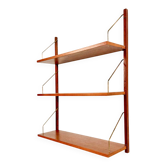 Danish teak shelving unit, set of 3 shelves in the style of Cadovius, Soren